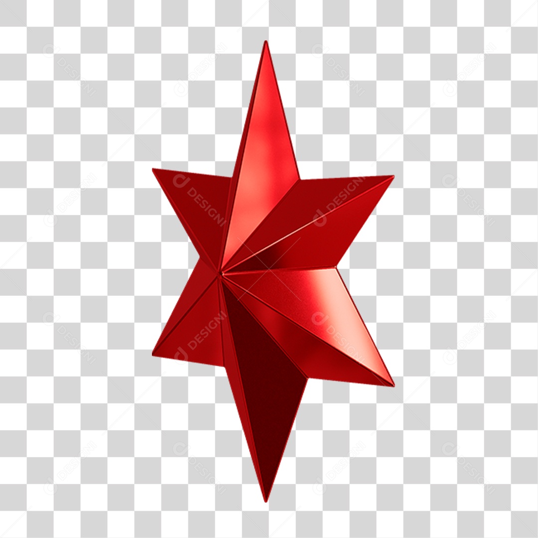 Estrela de Natal Decoração PNG Transparente