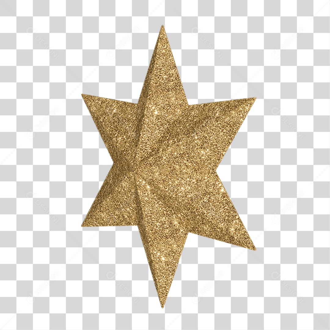 Estrela de Natal Decoração PNG Transparente