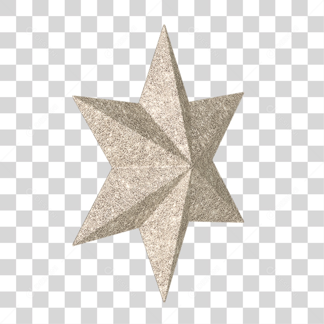 Estrela de Natal Decoração PNG Transparente