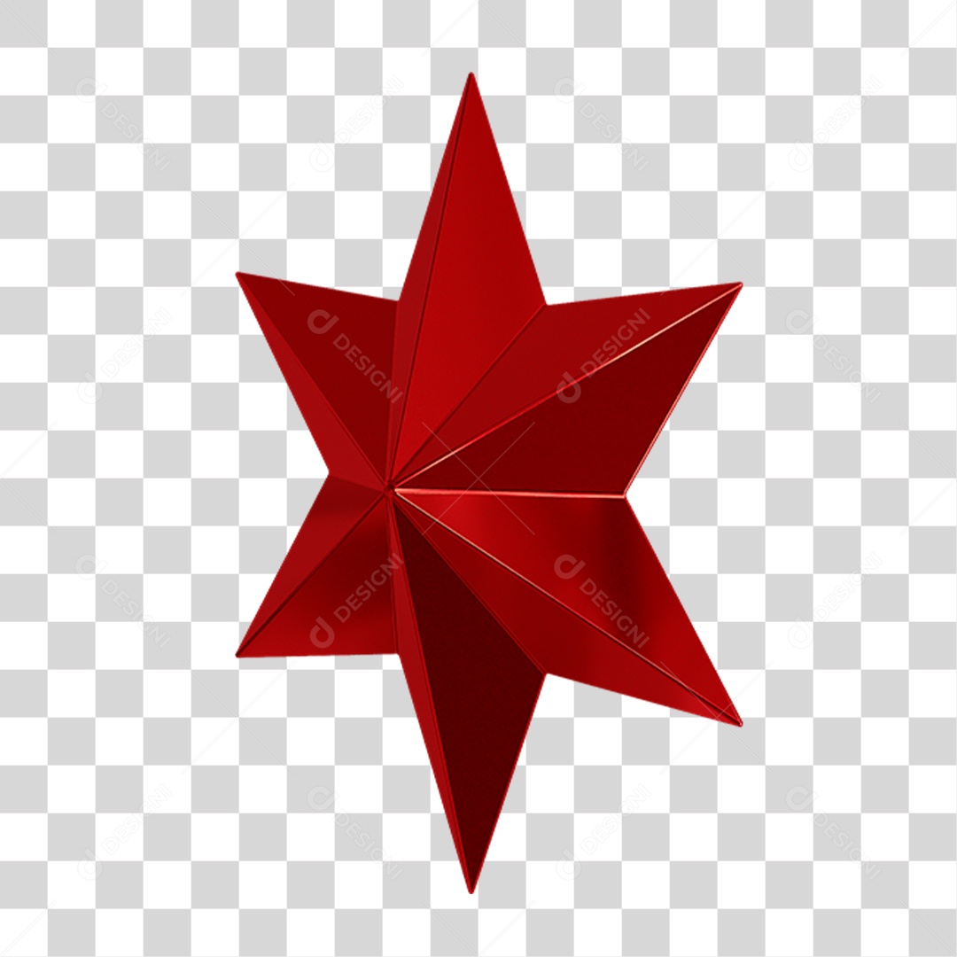 Estrela de Natal Decoração PNG Transparente