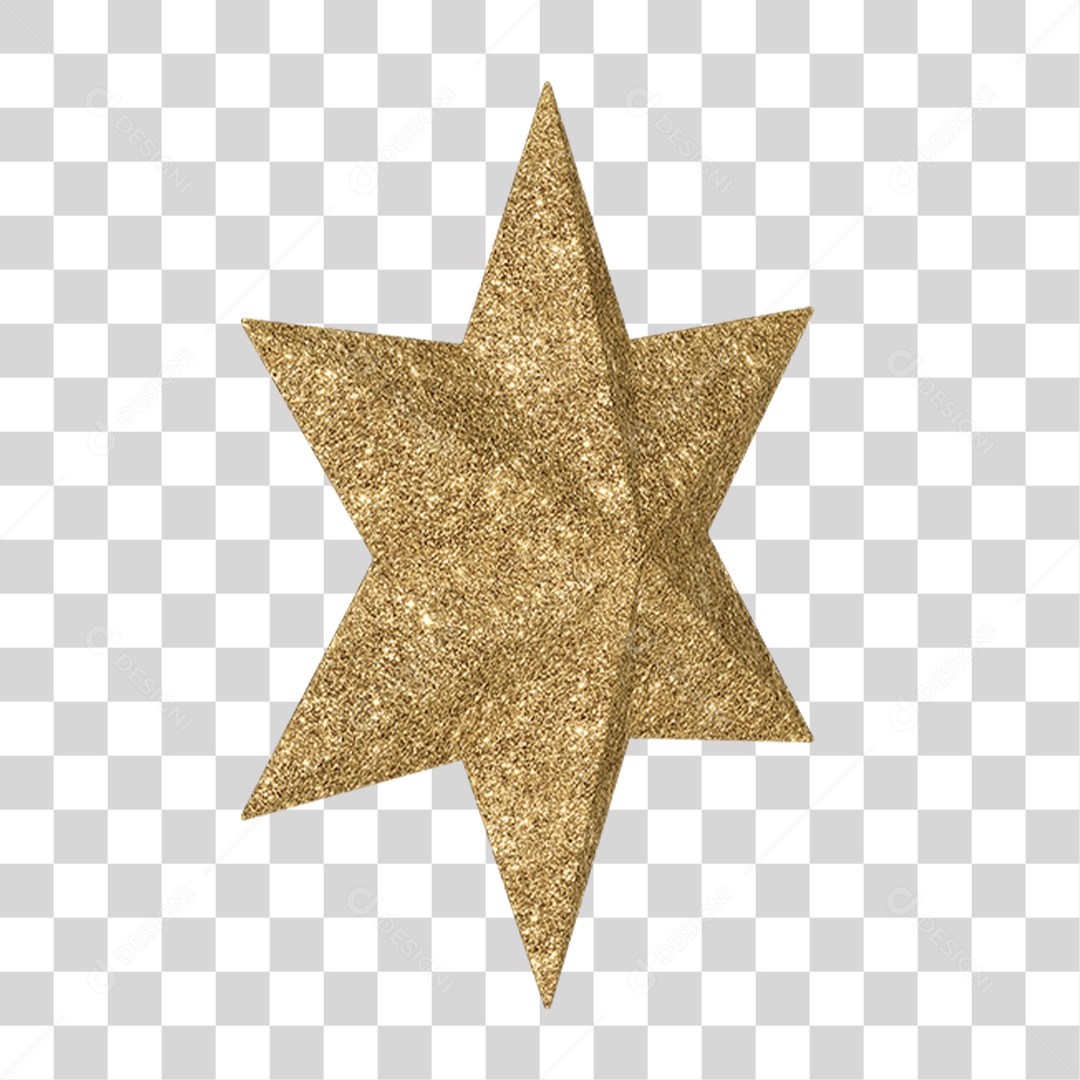 Estrela de Natal Decoração PNG Transparente