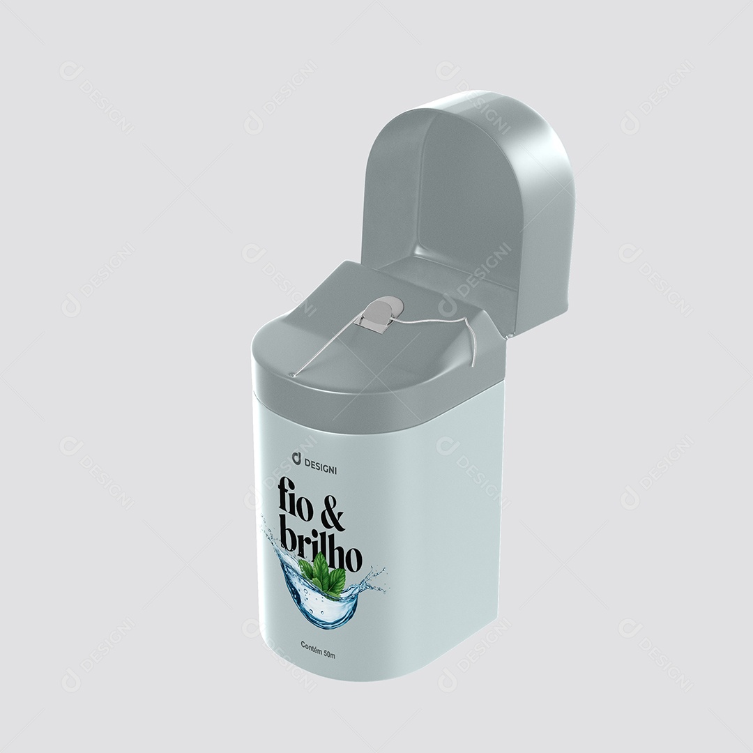Mockup Fio Dental PSD Editável