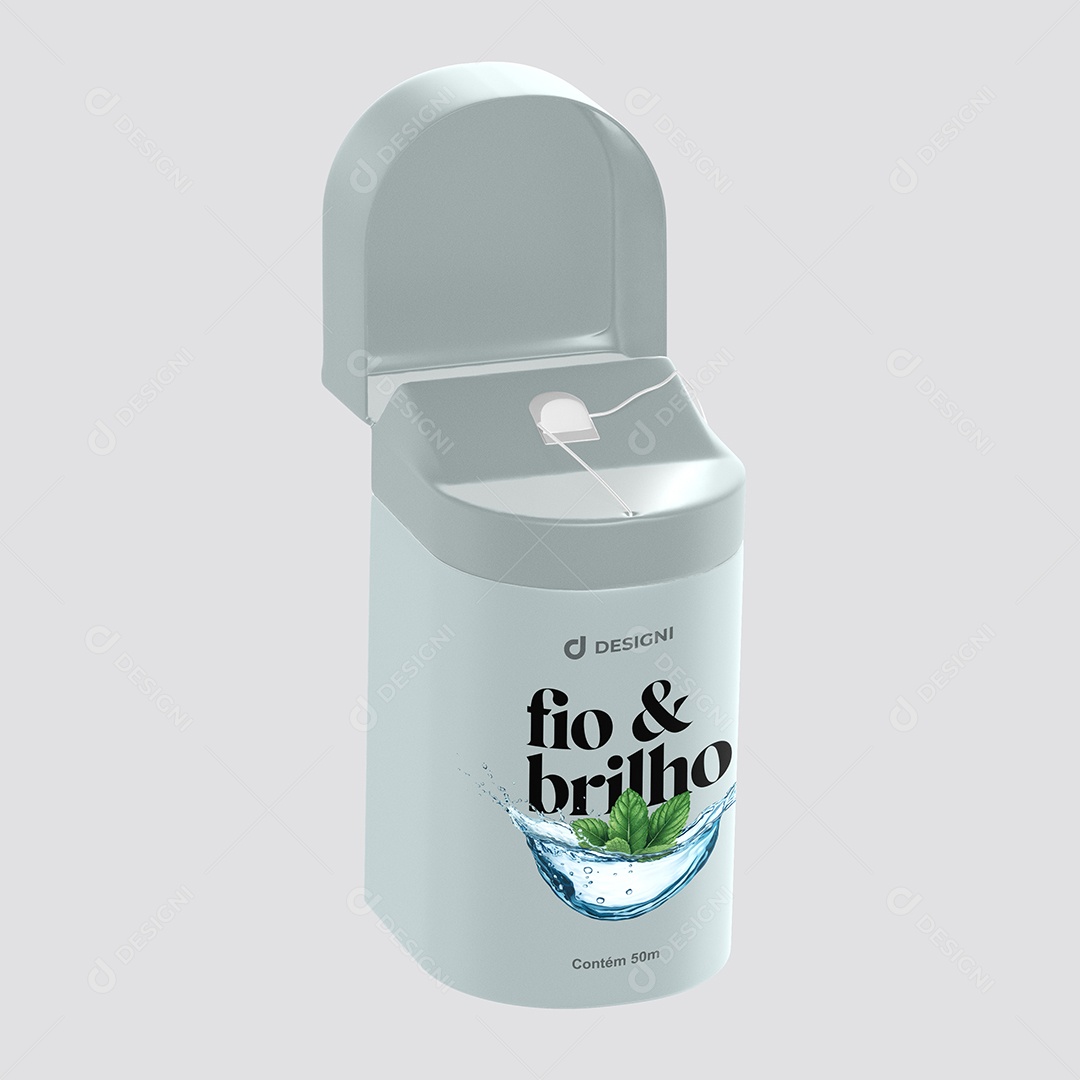 Mockup Fio Dental PSD Editável