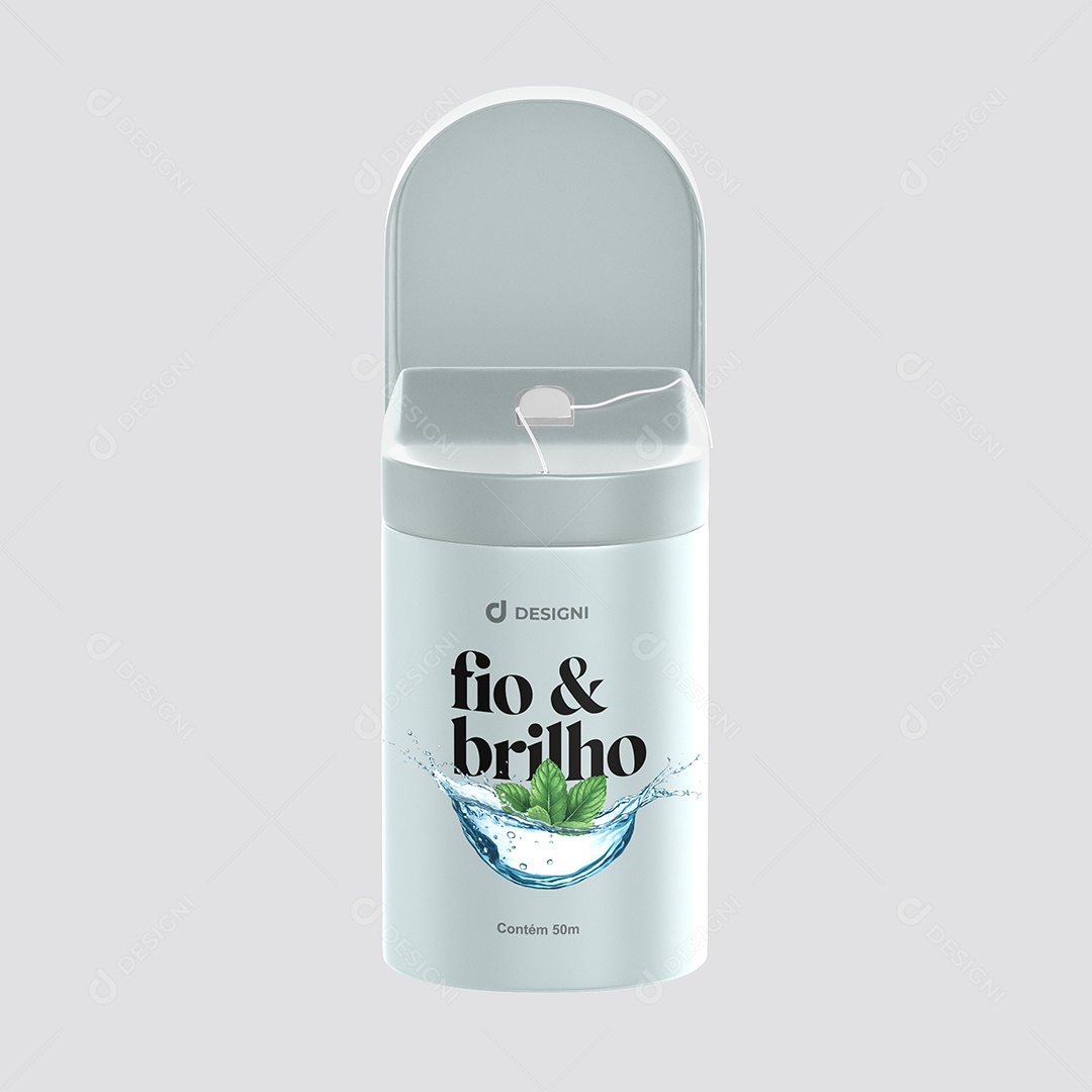 Mockup Fio Dental PSD Editável