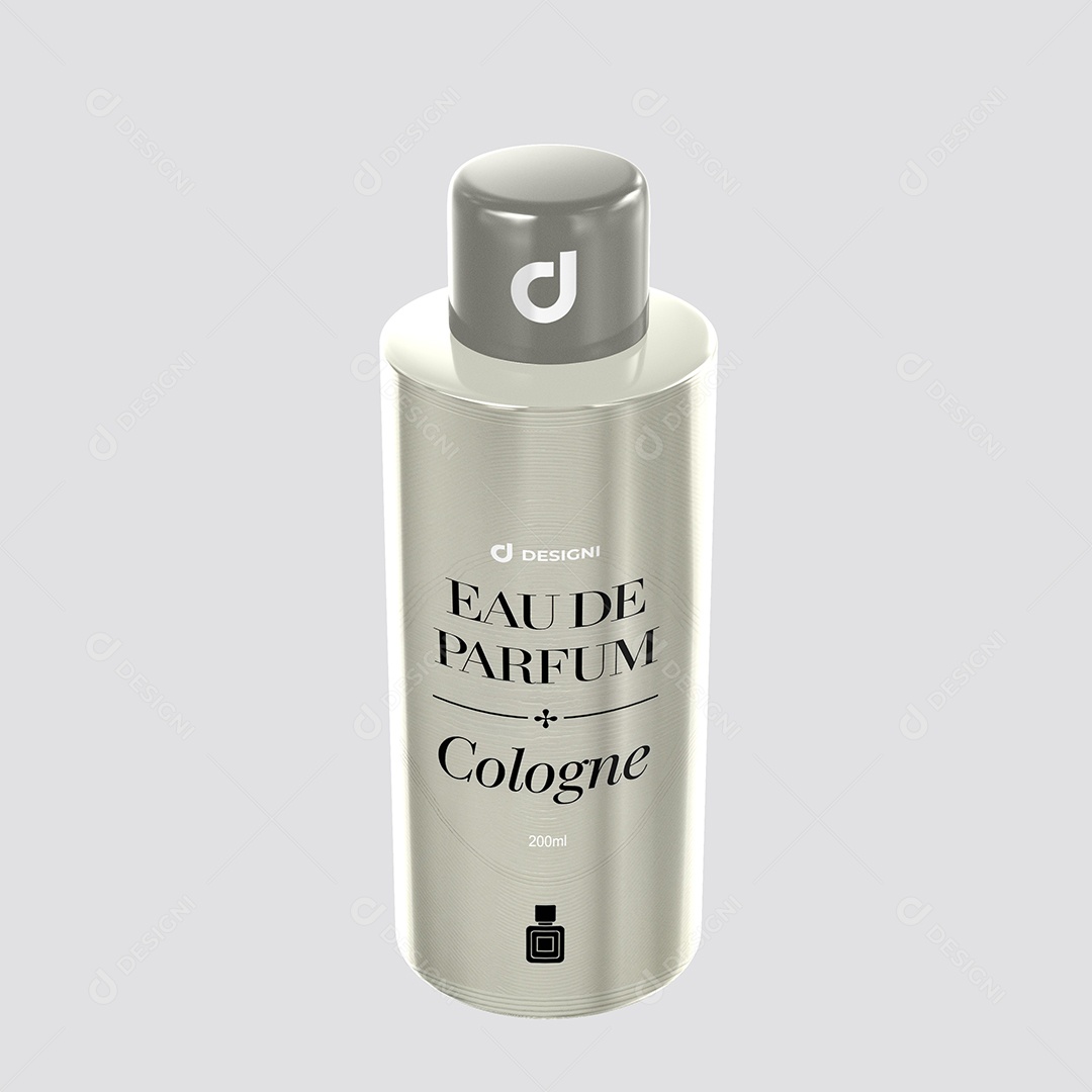 Mockup Frasco Colônia PSD Editável