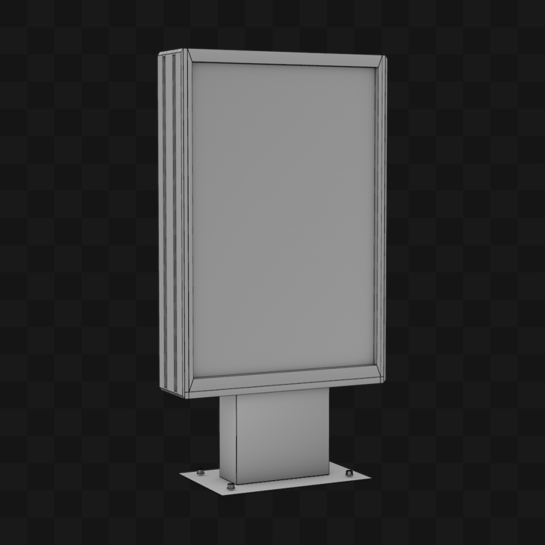 Pilar Propaganda - Modelo 3D