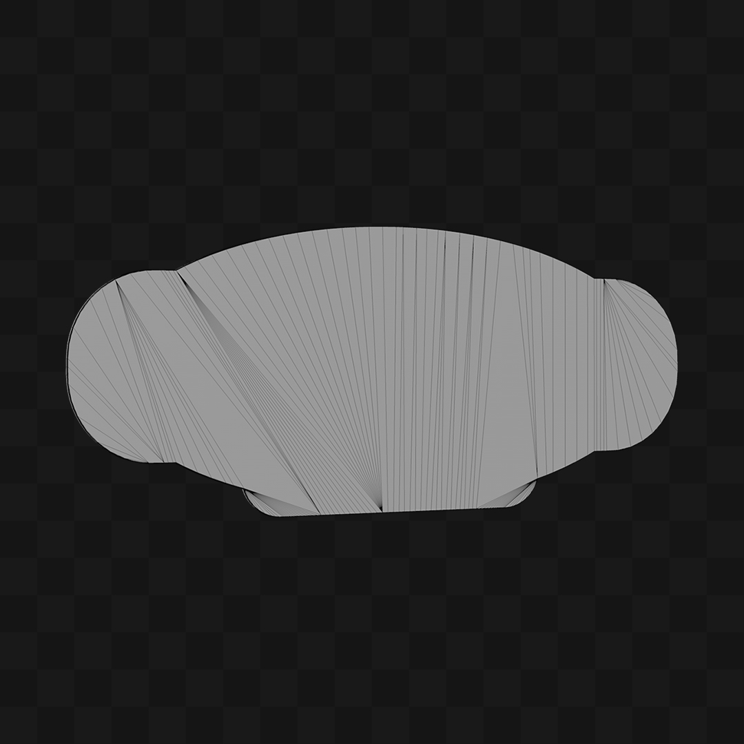 Placa Simples - Modelo 3D