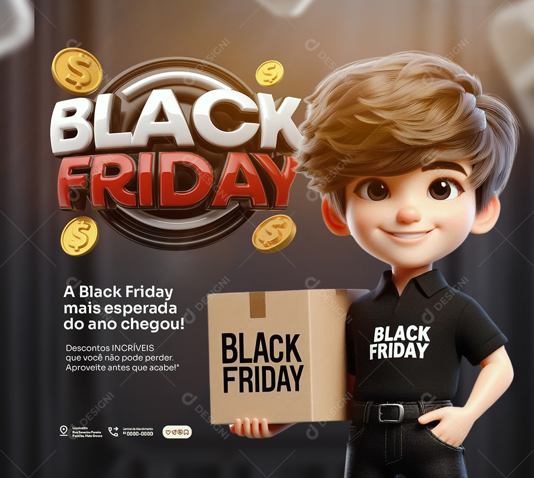 Black Friday Loja de Eletrónicos Social Media PSD Editável