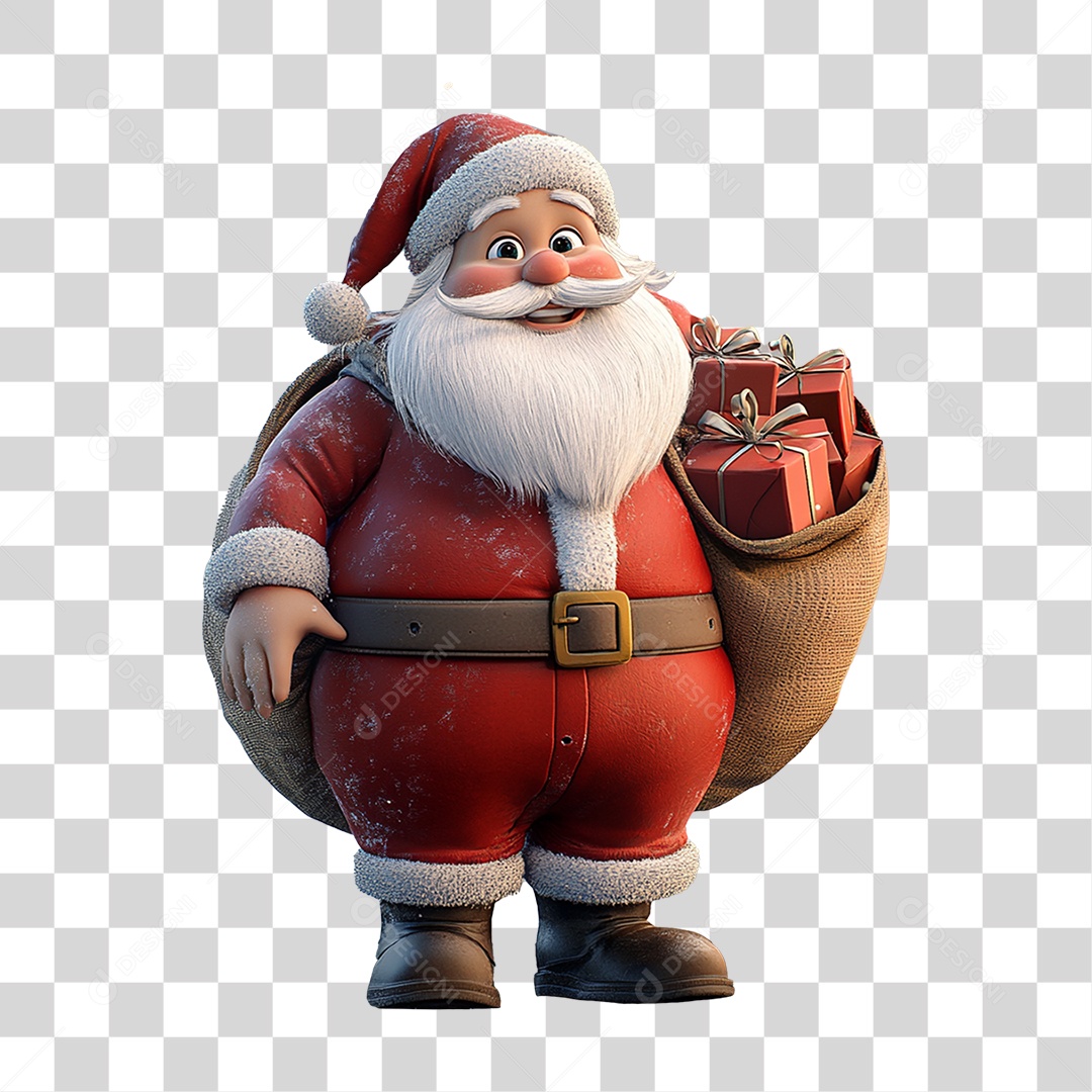 Papai Noel PNG Transparente