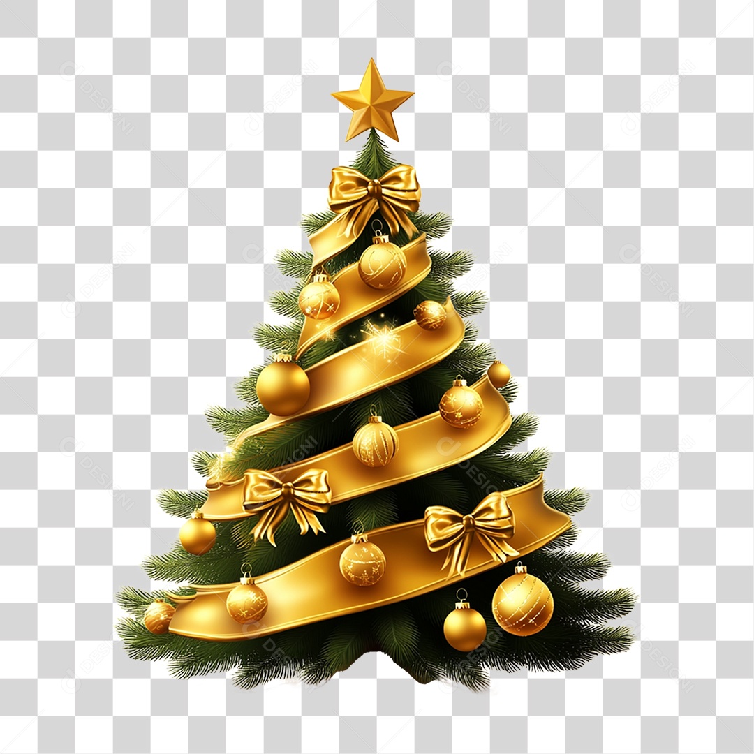 Árvore de Natal PNG Transparente