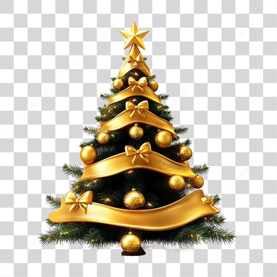 Árvore de Natal PNG Transparente
