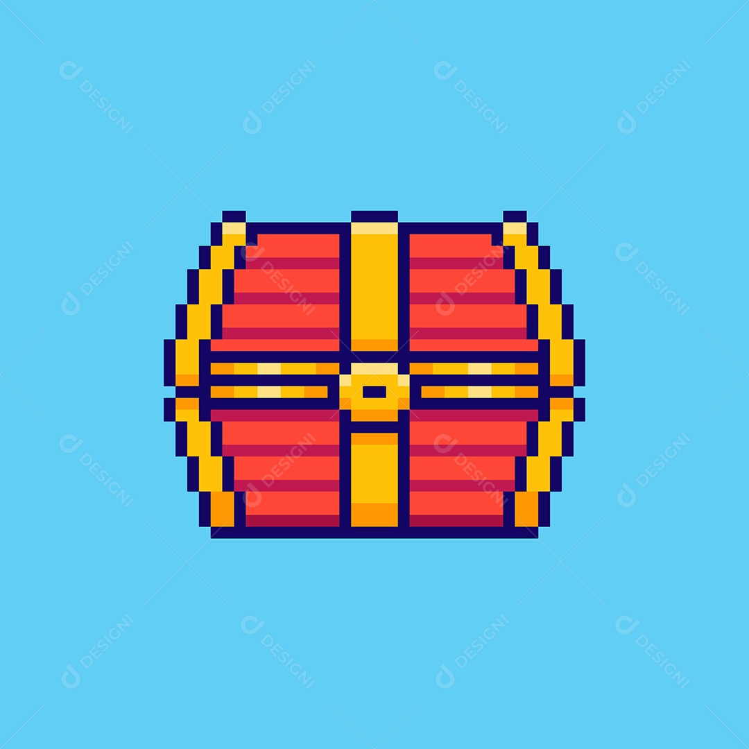 Baú de Tesouro Vetor EPS