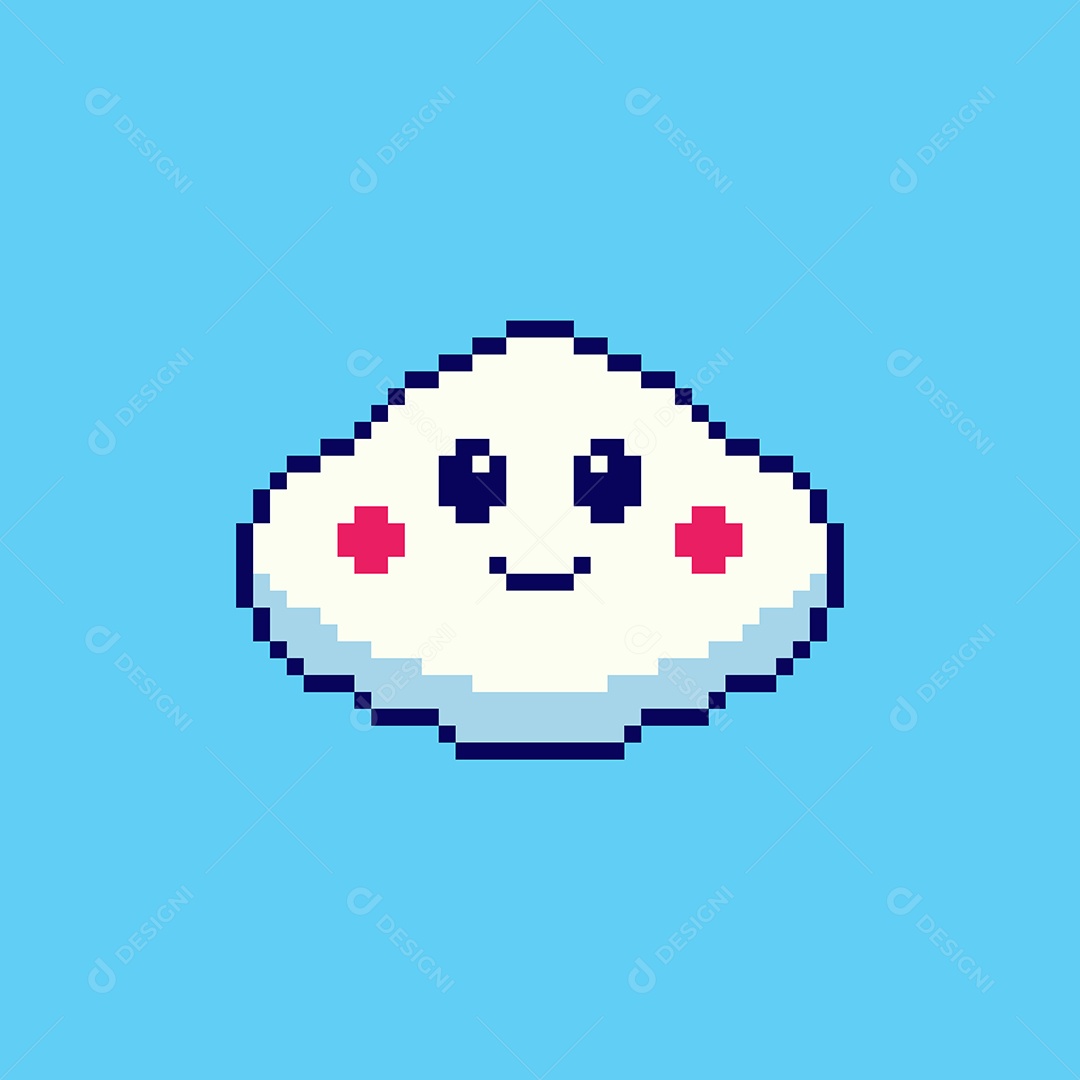 Nuvem Fofa Vetor EPS