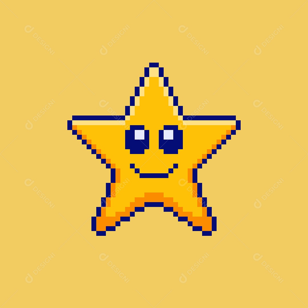 Estrela Fofa Vetor EPS