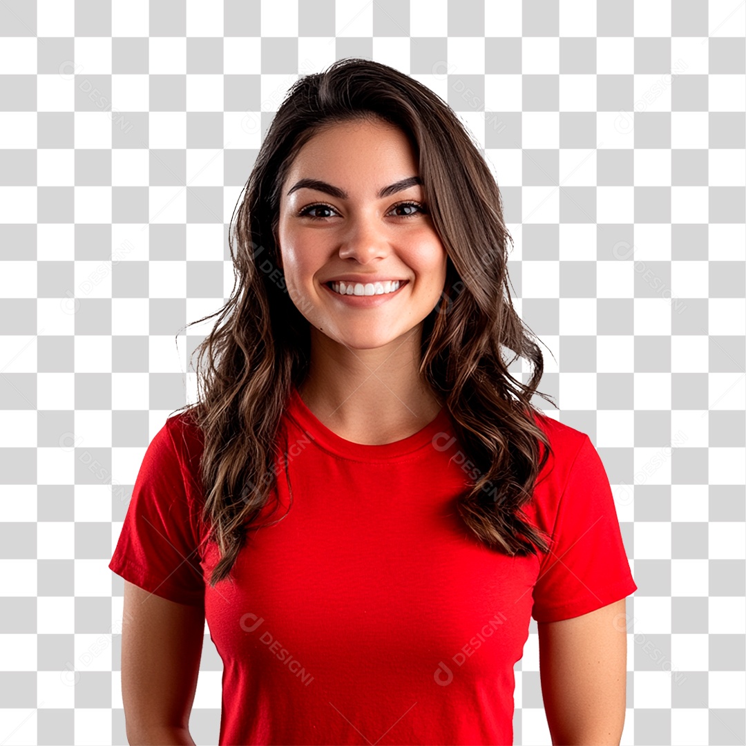 Mulher Sorrindo PNG Transparente