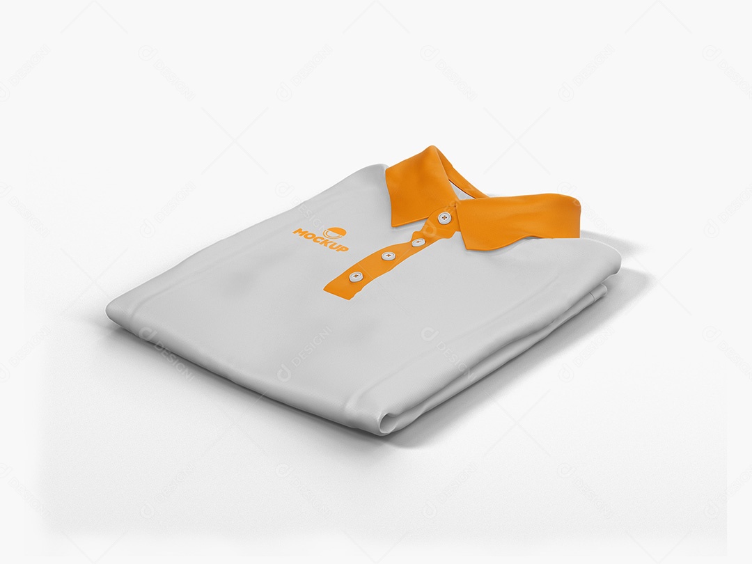 Camiseta Polo Mockup PSD Editável