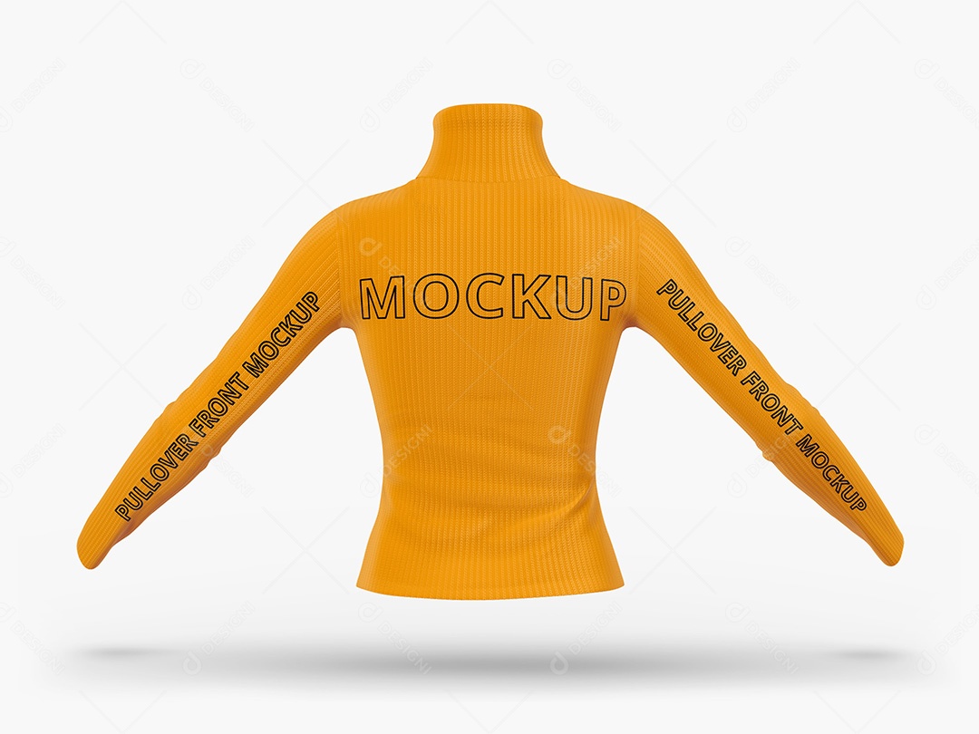 Camiseta Pullover Mockup PSD Editável