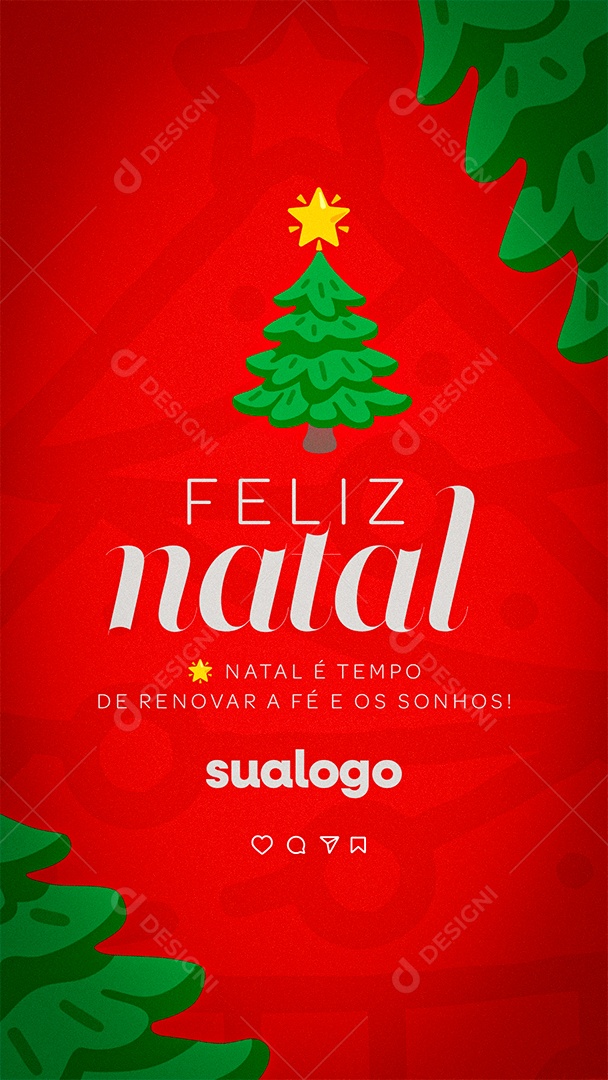 Merry Christmas 25 December Social Media PSD Editable