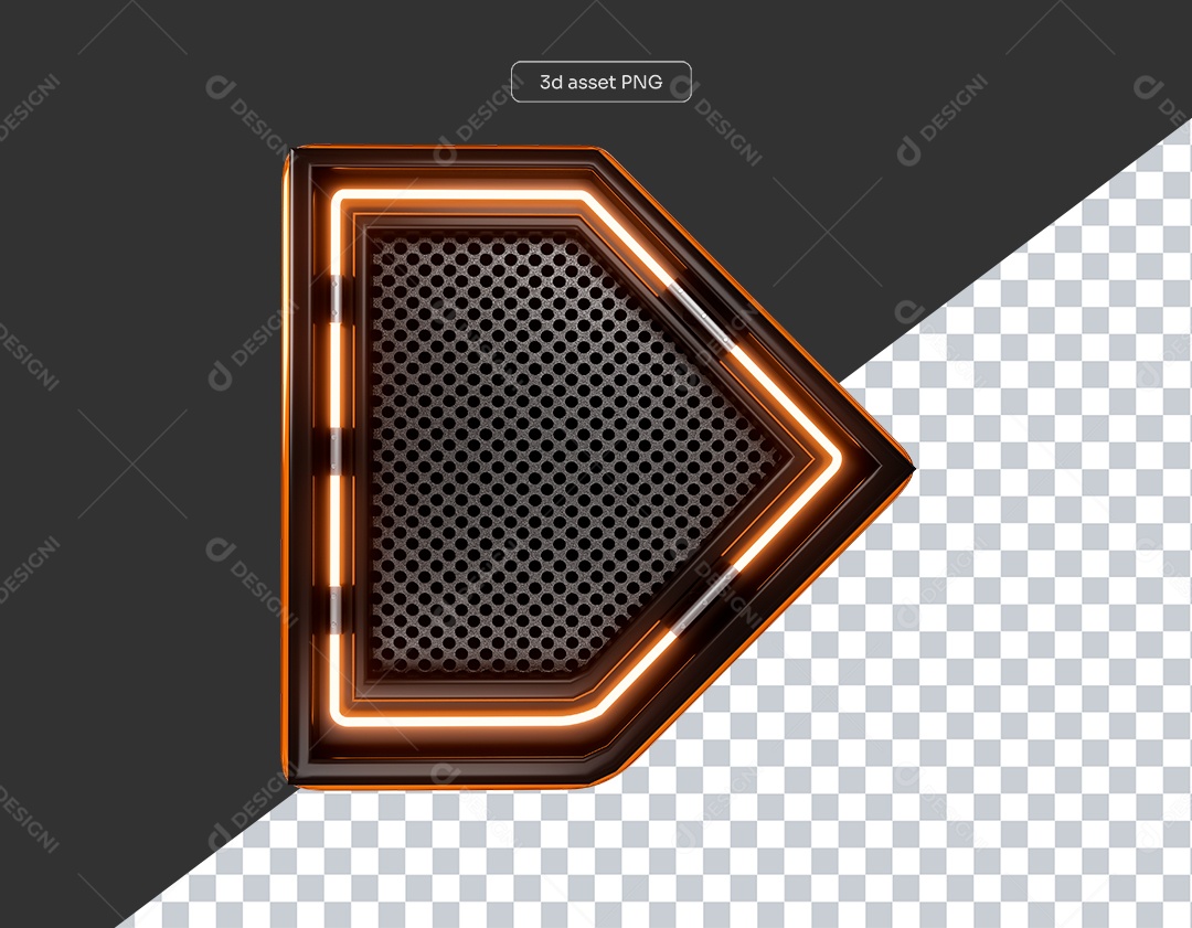 Base de Metal para Shows com Luzes de Led para Elemento 3D para Composição PSD