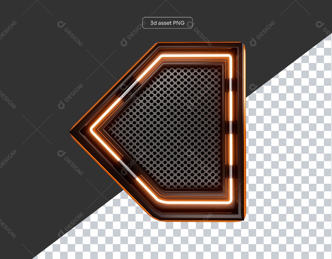 Base de Metal para Shows com Luzes de Led para Elemento 3D para Composição PSD