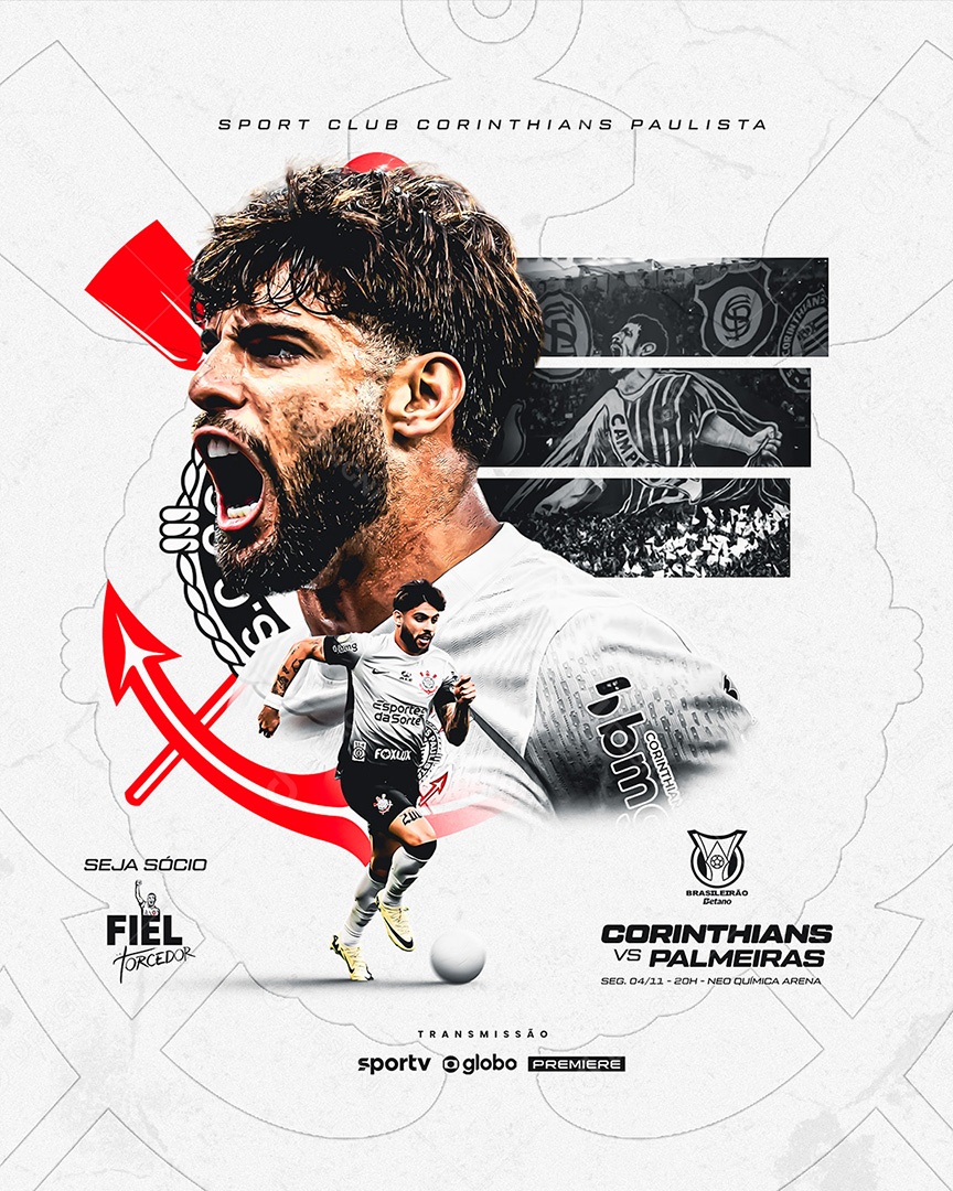 Flyer Futebol Social Media PSD Editável