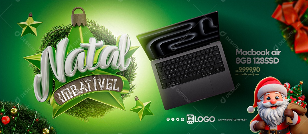 Christmas Electronics Store Imbatível Social Media PSD Editable