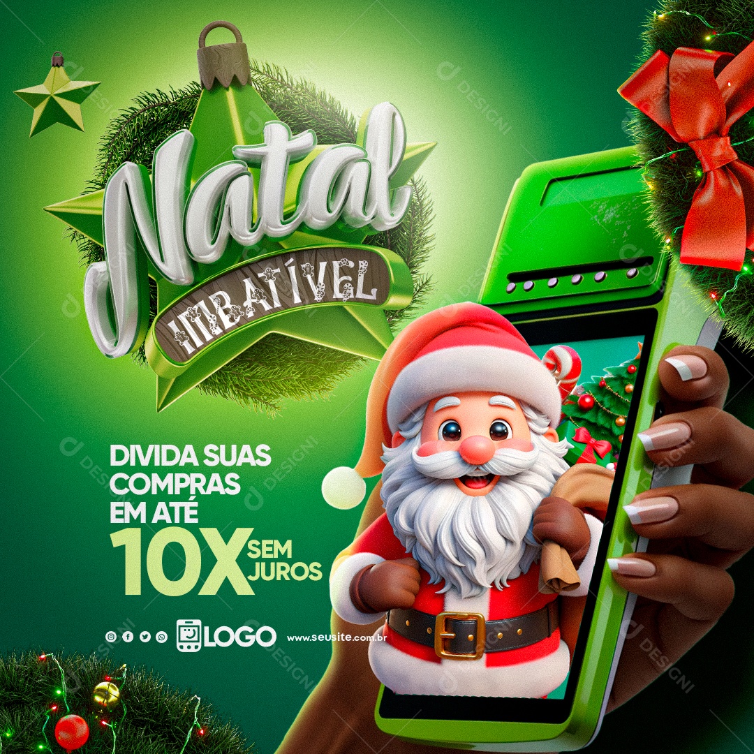 Shops Electronic Products Christmas Imbstivel Split Your Shopping Social Media PSD Editable