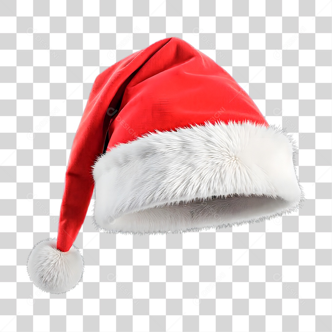 Gorro de Papai Noel PNG Transparente