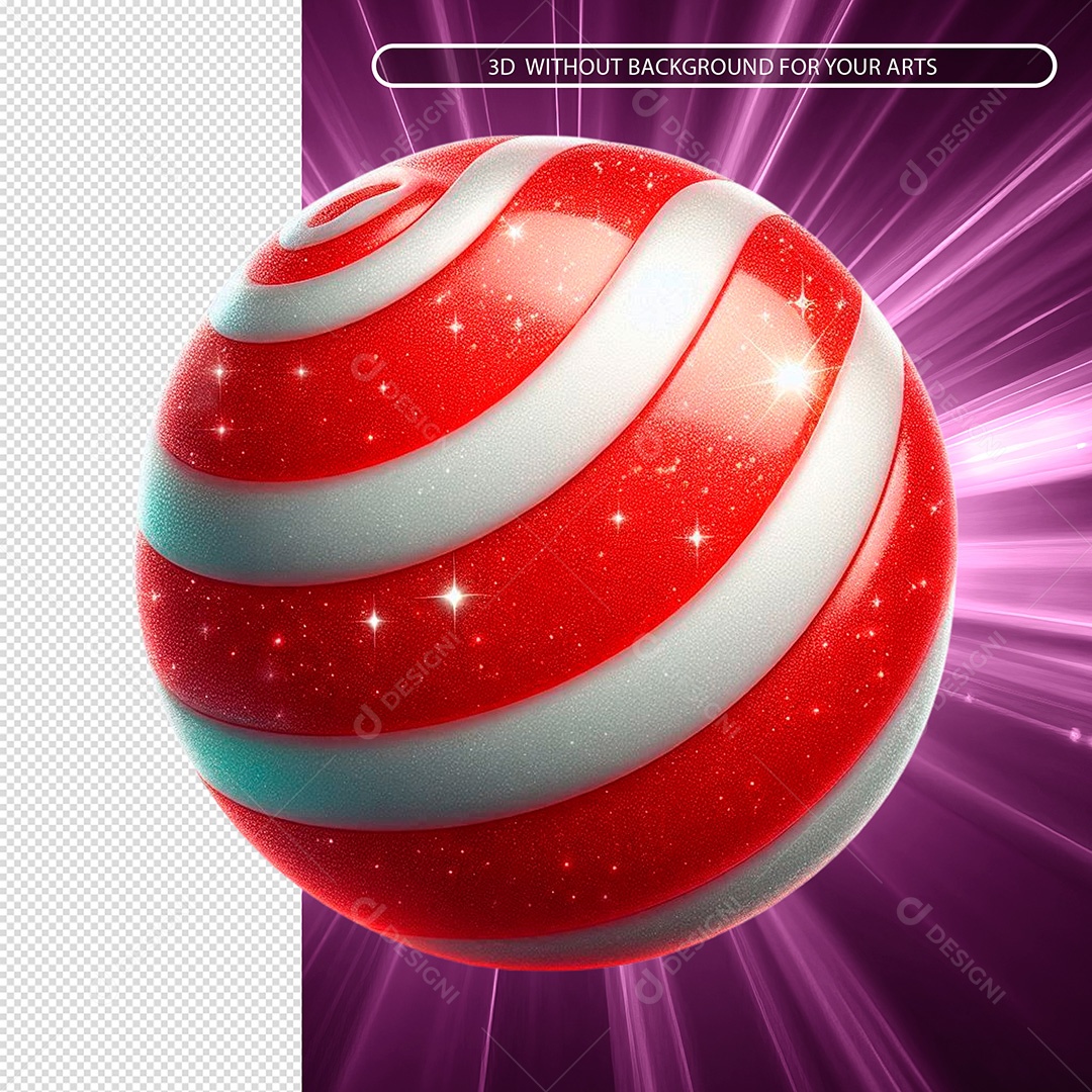 Sweet Balance 3D Element for PSD Composition