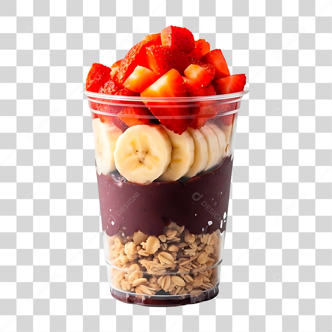 Copo de Açaí PNG Transparente