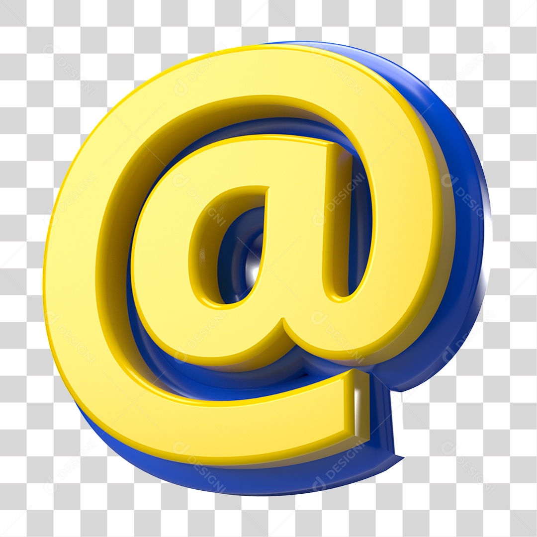 Símbolos Sinais Sinal @ PNG Transparente