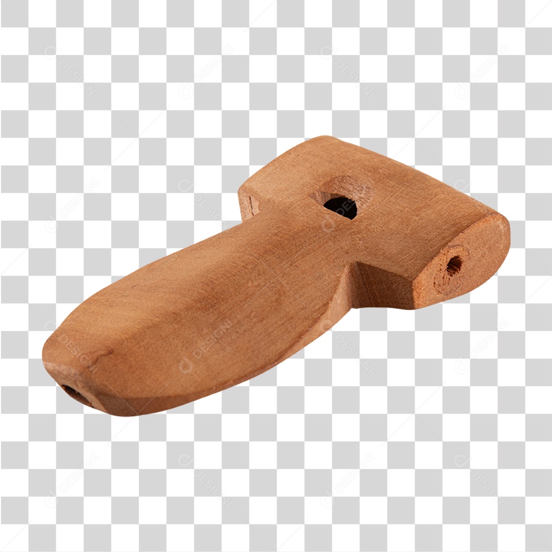 Apito Indígena PNG Transparente
