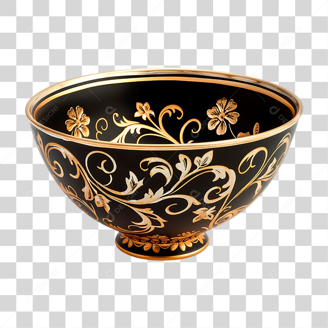 Tigela de Porcelana PNG Transparente