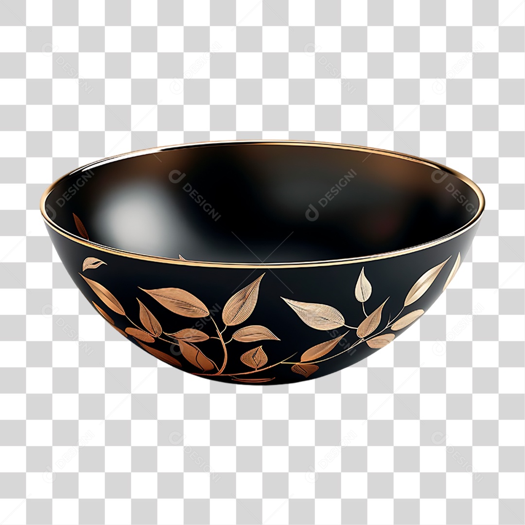 Tigela de Porcelana PNG Transparente