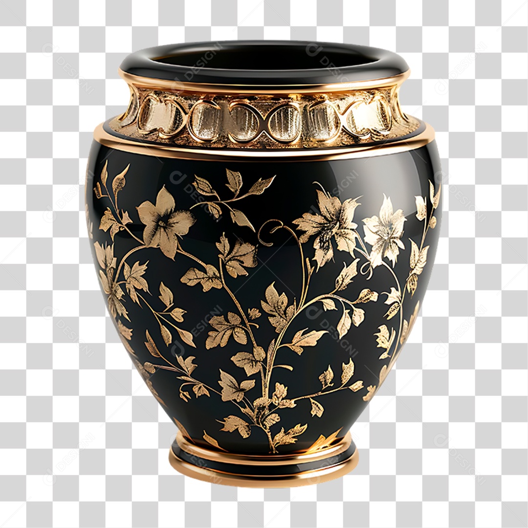 Vaso de Cerâmica PNG Transparente