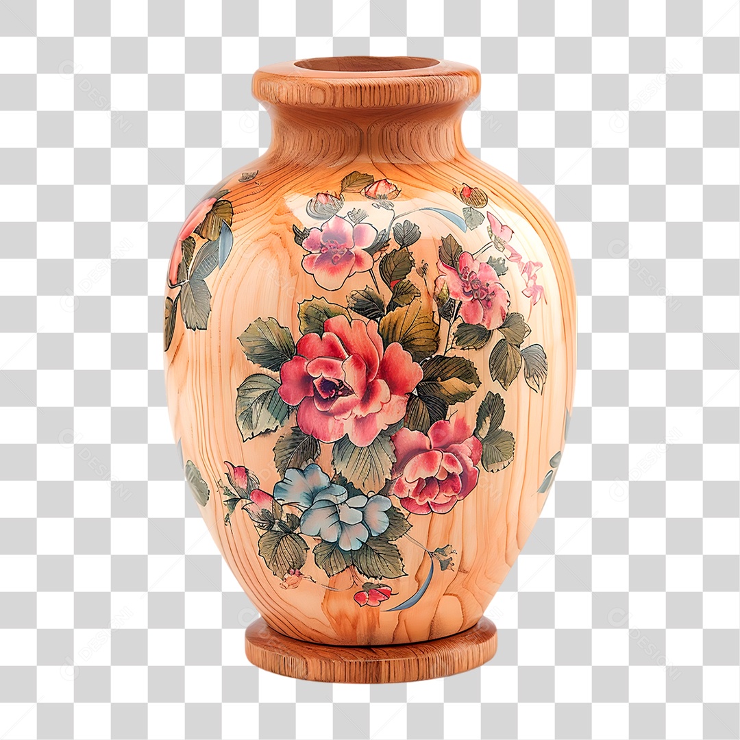 Vaso de Flor PNG Transparente