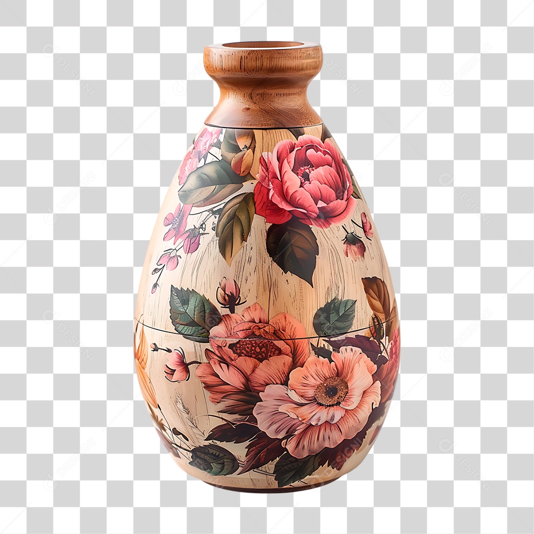 Vaso de Flor PNG Transparente