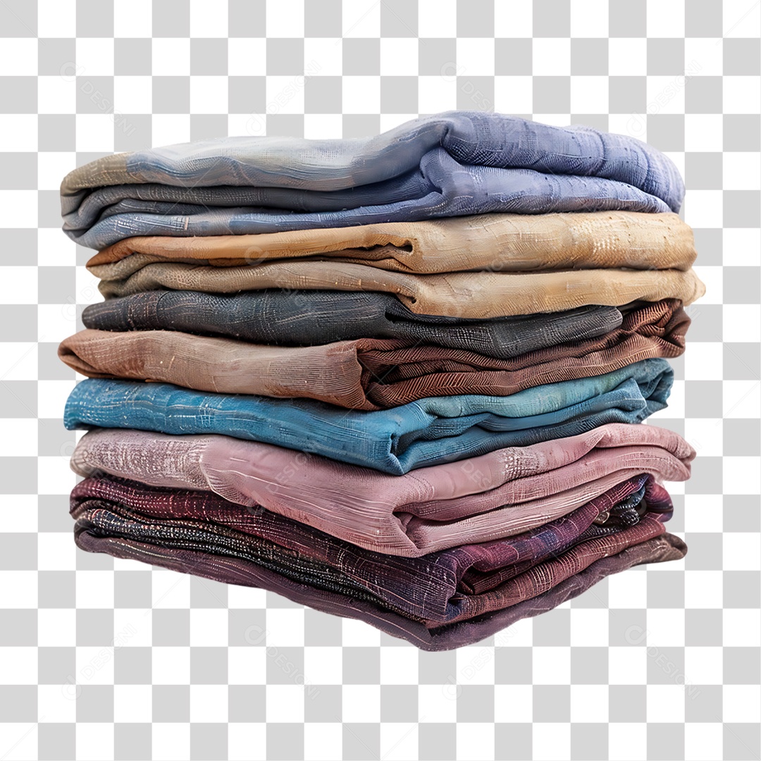 Pilha de Toalha PNG Transparente