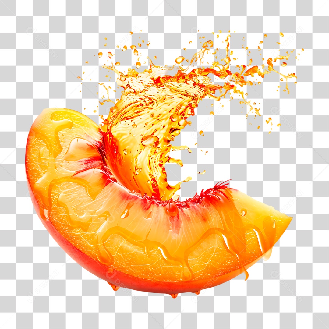 Pedaço de uma Maçã PNG Transparente