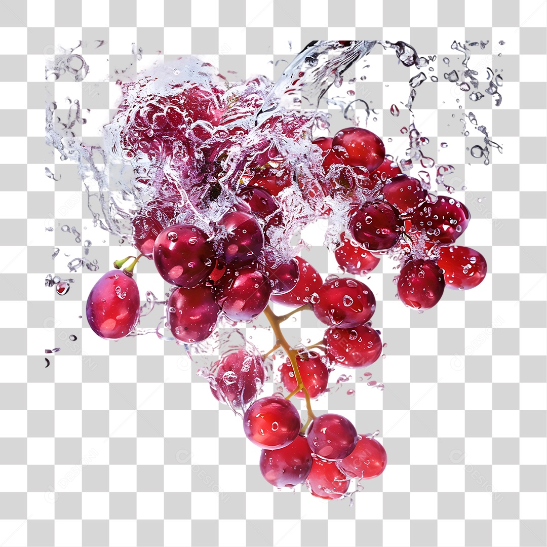 Cacho de Uva PNG Transparente