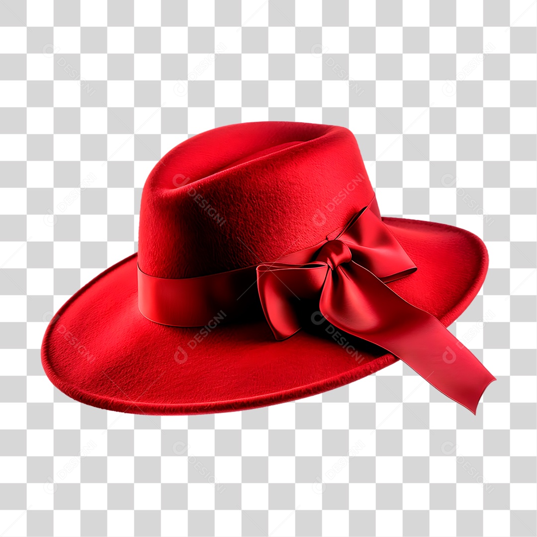 Chapéu Vermelho PNG Transparente