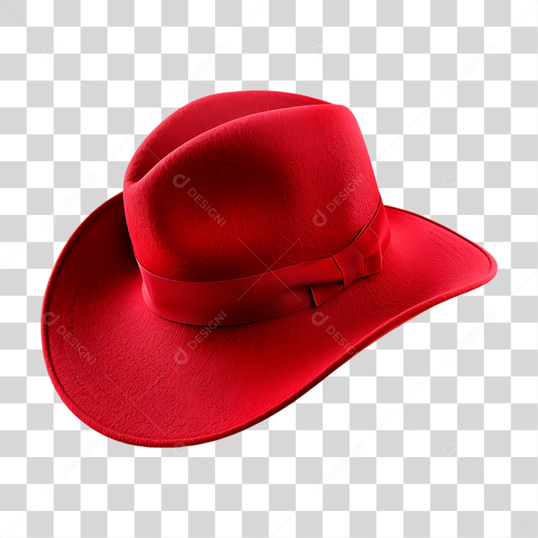 Chapéu Vermelho PNG Transparente