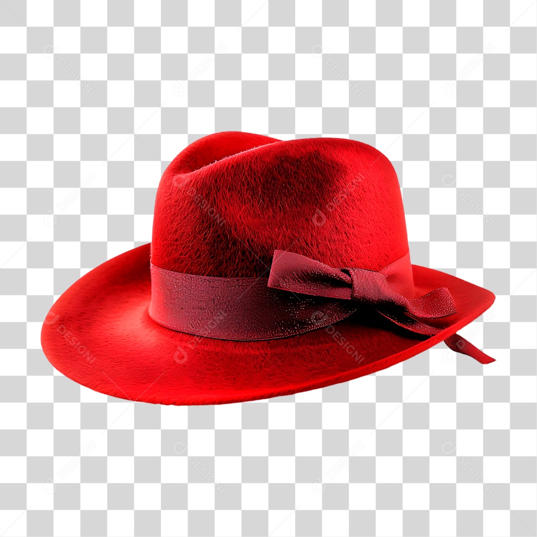 Chapéu Vermelho PNG Transparente