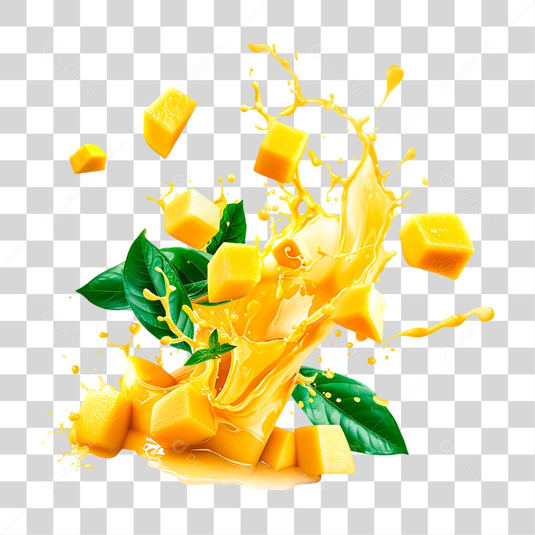 Cubo de Manga PNG Transparente