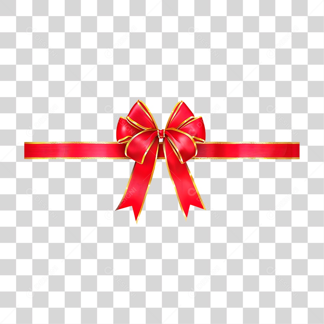 Laço Vermelho PNG Transparente