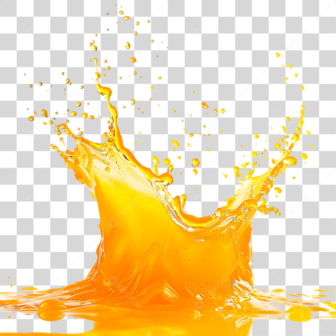 Suco de Laranja PNG Transparente