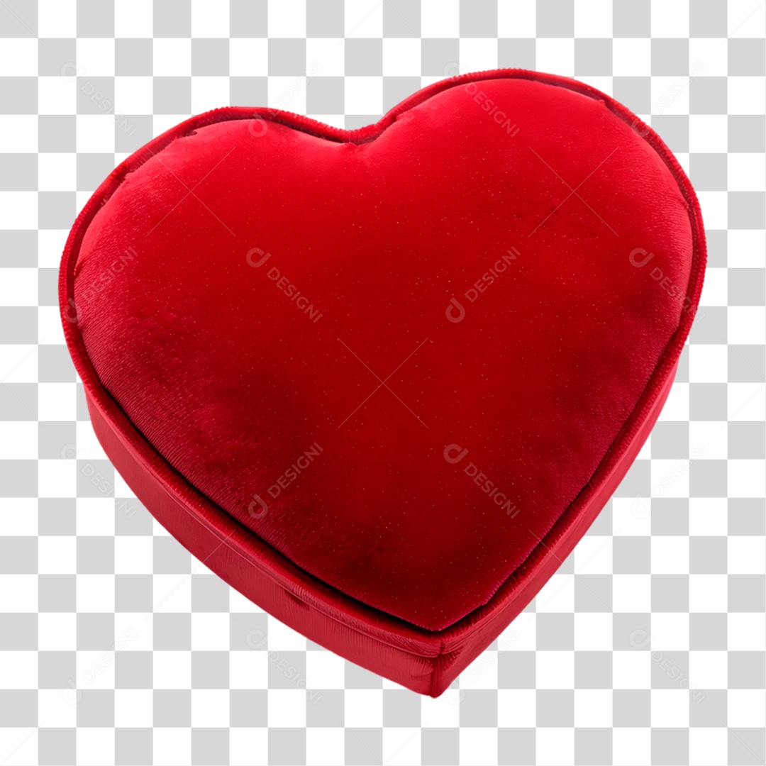 Coração Pelúcia PNG Transparente