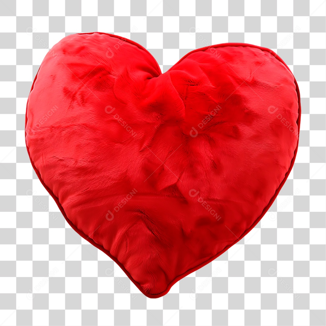 Coração de Pelúcia PNG Transparente