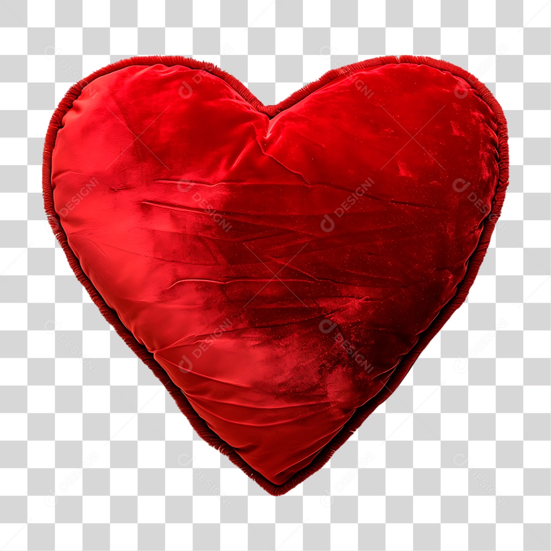 Coração de Pelúcia PNG Transparente