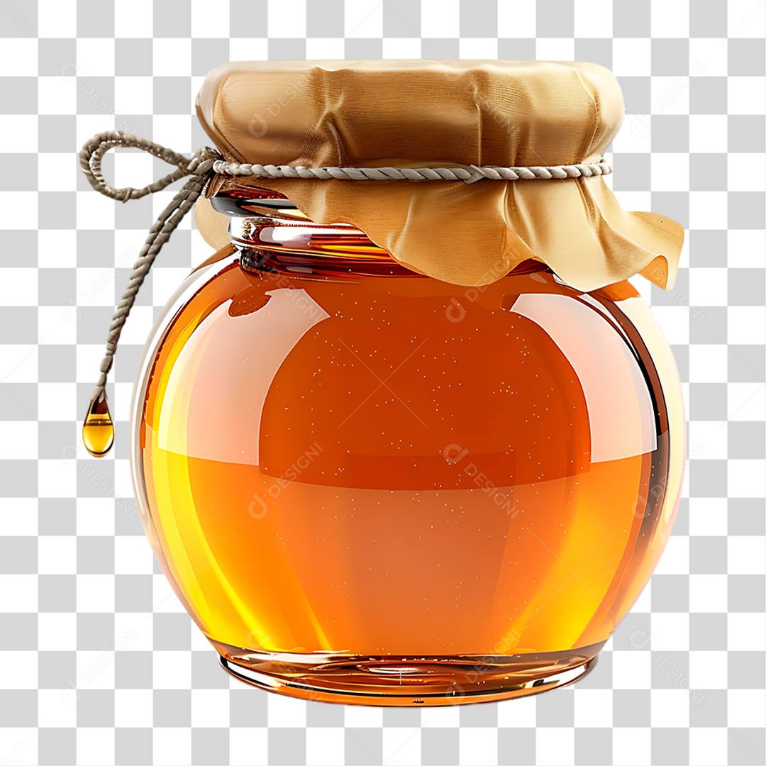 Pote de Mel PNG Transparente